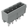THT male header 1.2 x 1.2 mm solder pin straight gray