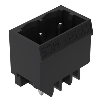 THR male header 1.0 x 1.0 mm solder pin straight black