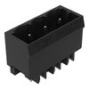 THR male header 1.0 x 1.0 mm solder pin straight black