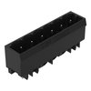 THR male header 1.0 x 1.0 mm solder pin straight black