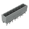 THT male header 1.2 x 1.2 mm solder pin straight gray