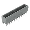 THT male header 1.2 x 1.2 mm solder pin straight gray