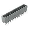 THT male header 1.2 x 1.2 mm solder pin straight gray