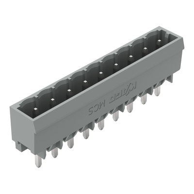 THT male header 1.2 x 1.2 mm solder pin straight gray