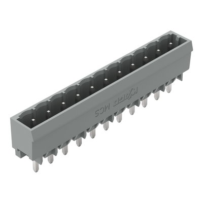 THT male header 1.2 x 1.2 mm solder pin straight gray