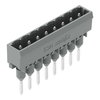 Male connector for rail-mount terminal blocks 1.2 x 1.2 mm pins straight gray