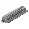 1-conductor female connector CAGE CLAMP® 2.5 mm² gray