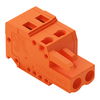 1-conductor female connector CAGE CLAMP® 2.5 mm² orange