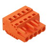 1-conductor female connector CAGE CLAMP® 2.5 mm² orange