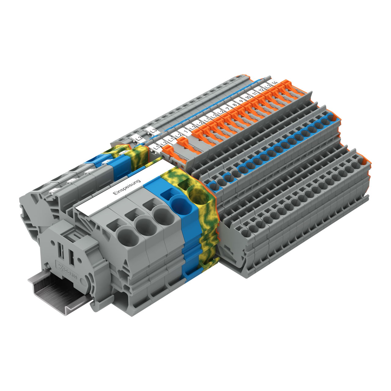 TOPJOB® S main distribution board set with operating slots