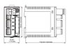 Electronic circuit breaker 4-channel 48 VDC input voltage