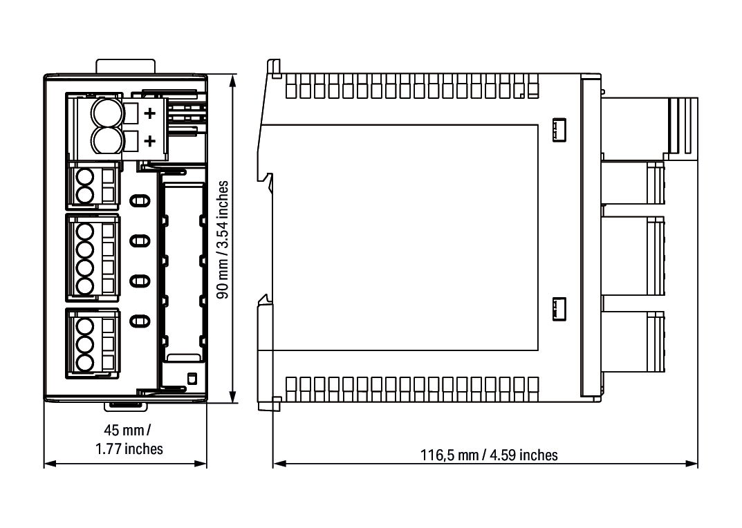 Electronic circuit breaker 4-channel 24 VDC input voltage – Image 2 of 2