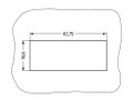 Snap-in socket 4-pole Cod. A white