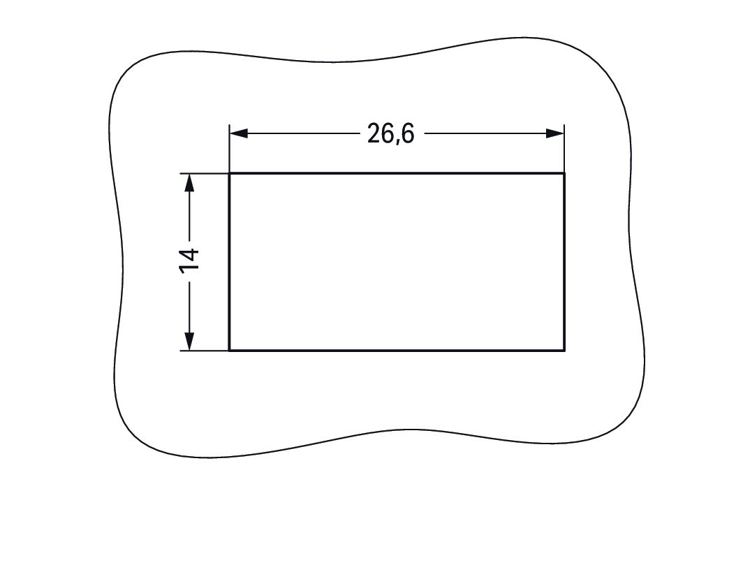 Snap-in socket 4-pole Cod. A black – Image 3 of 3