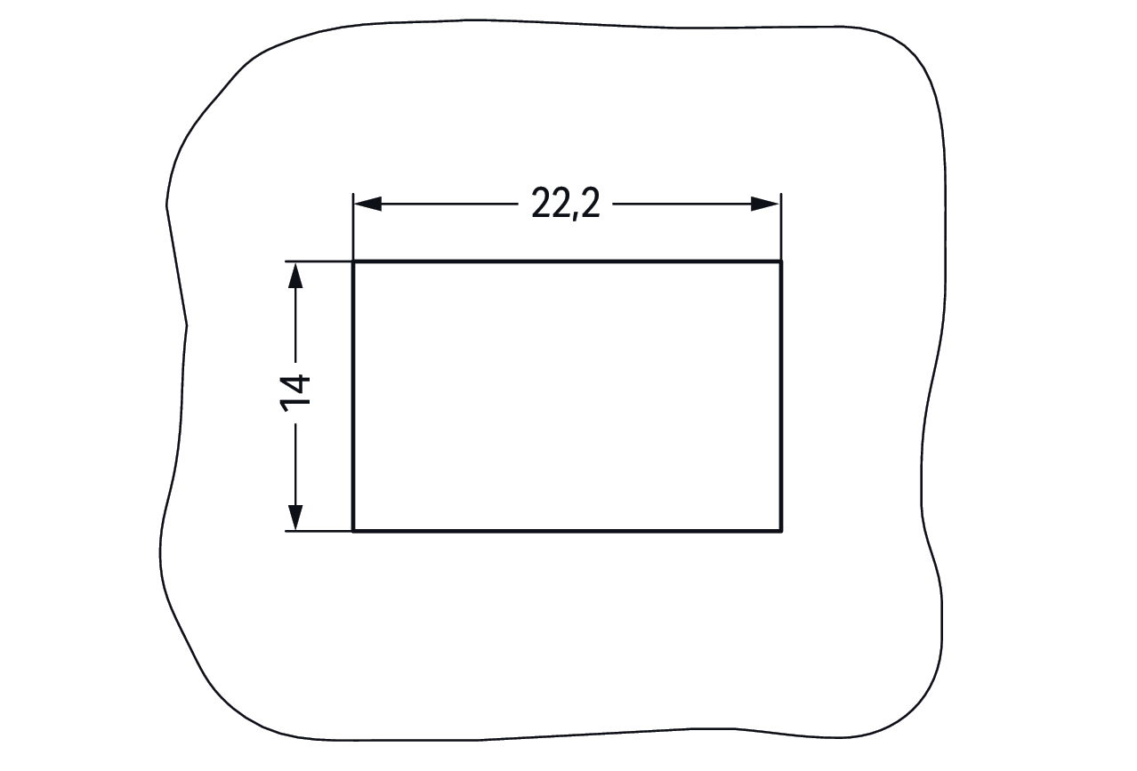 Snap-in socket 3-pole Cod. A black – Image 3 of 3