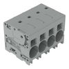 PCB terminal block 16 mm² Pin spacing 10 mm gray
