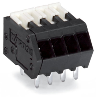 THR PCB terminal block Locking slides 0.5 mm² black