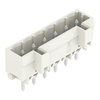 THT male header 1.0 x 1.0 mm solder pin straight light gray