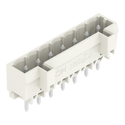 THT male header 1.0 x 1.0 mm solder pin straight light gray