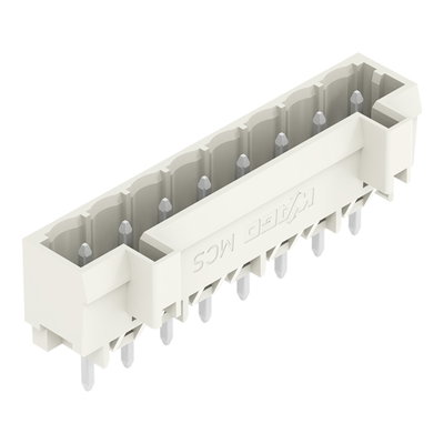 THT male header 1.0 x 1.0 mm solder pin straight light gray