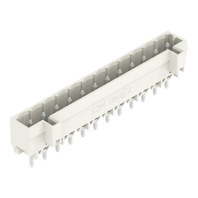 THT male header 1.0 x 1.0 mm solder pin straight light gray