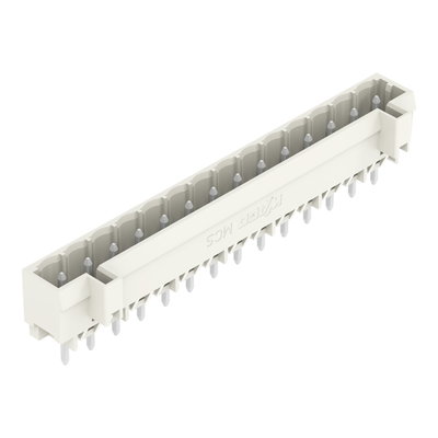 THT male header 1.0 x 1.0 mm solder pin straight light gray