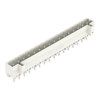 THT male header 1.0 x 1.0 mm solder pin straight light gray
