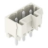 THT male header 1.2 x 1.2 mm solder pin straight light gray