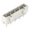 THT male header 1.2 x 1.2 mm solder pin straight light gray