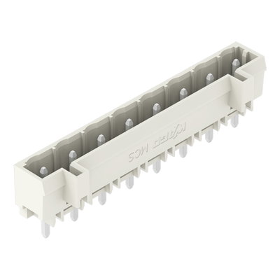 THT male header 1.2 x 1.2 mm solder pin straight light gray