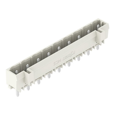 THT male header 1.2 x 1.2 mm solder pin straight light gray