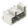 THT male header 1.0 x 1.0 mm solder pin angled light gray