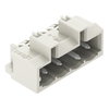 THT male header 1.0 x 1.0 mm solder pin angled light gray