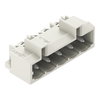 THT male header 1.0 x 1.0 mm solder pin angled light gray