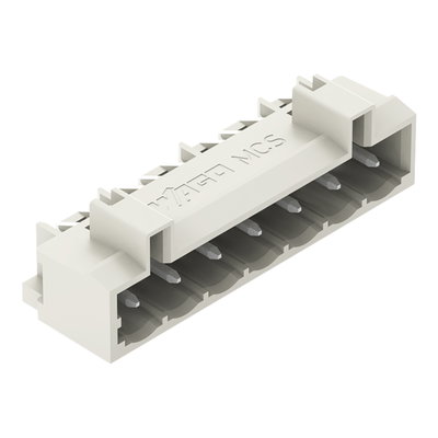 THT male header 1.0 x 1.0 mm solder pin angled light gray