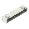 THT male header 1.0 x 1.0 mm solder pin angled light gray