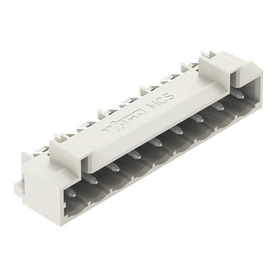 THT male header 1.0 x 1.0 mm solder pin angled light gray