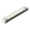 THT male header 1.0 x 1.0 mm solder pin angled light gray