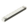 THT male header 1.0 x 1.0 mm solder pin angled light gray