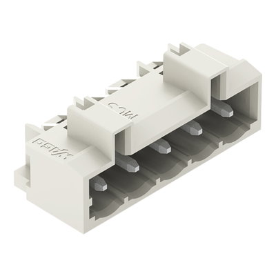 THT male header 1.2 x 1.2 mm solder pin angled light gray