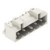 THT male header 1.2 x 1.2 mm solder pin angled light gray