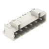 THT male header 1.2 x 1.2 mm solder pin angled light gray
