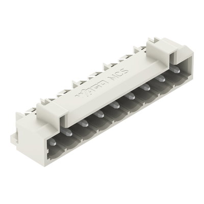 THT male header 1.2 x 1.2 mm solder pin angled light gray