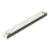 THT male header 1.2 x 1.2 mm solder pin angled light gray