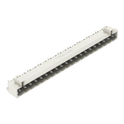 THT male header 1.2 x 1.2 mm solder pin angled light gray