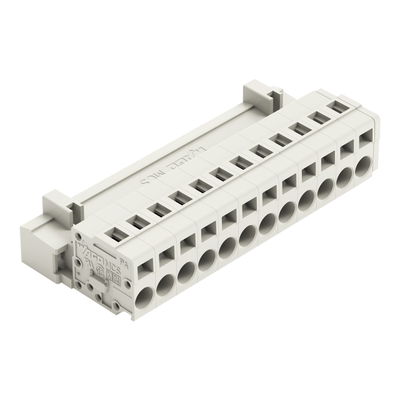 1-conductor male connector CAGE CLAMP® 2.5 mm² light gray