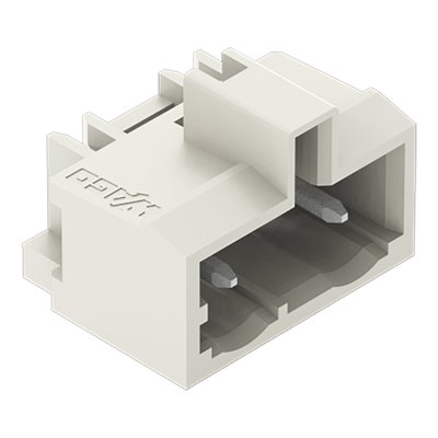 THT male header 1.0 x 1.0 mm solder pin angled light gray