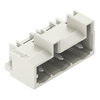 THT male header 1.0 x 1.0 mm solder pin angled light gray