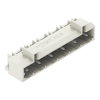 THT male header 1.0 x 1.0 mm solder pin angled light gray