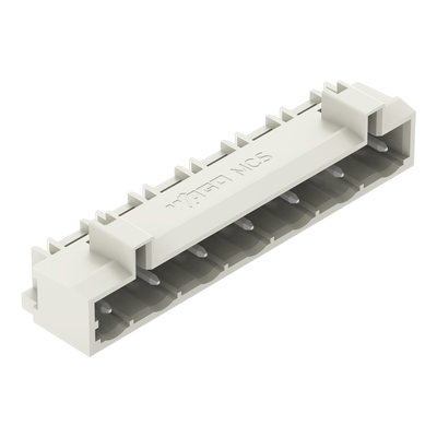 THT male header 1.0 x 1.0 mm solder pin angled light gray